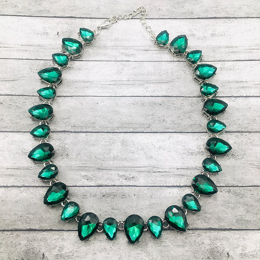 Emerald Green Choker Necklace