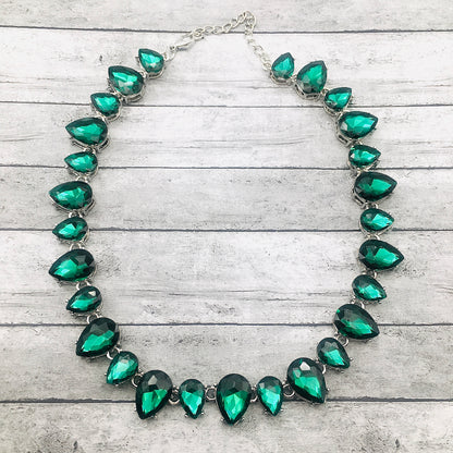 Emerald Green Choker Necklace