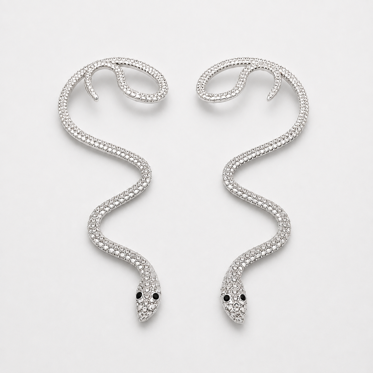 silver snake ear cuff 