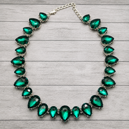 Emerald Green Choker Necklace