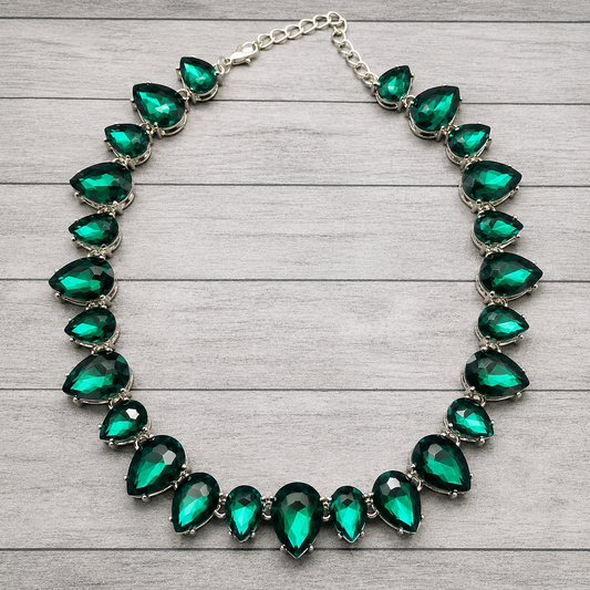 Emerald Green Choker Necklace