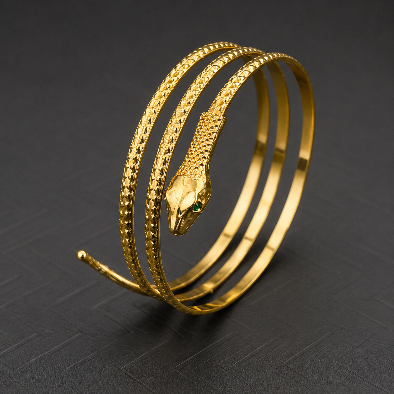 gold snake bracelet