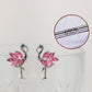 Minimalist Pink Flamingo Earrings: Sterling Silver Avian Jewelry | Natural Boho Style Accessories