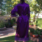 Elegant Long Lace Kimono Robe