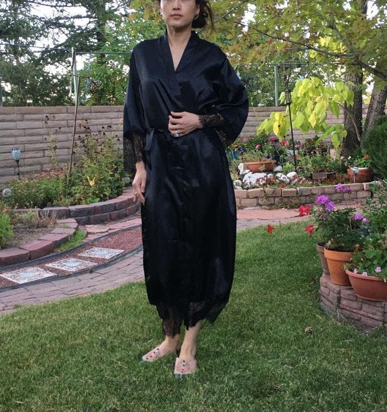 Long Lace Kimono: Perfect Nightgown and Loungewear for Weddings, Beach Days, or Stylish or Stylish Dressing, Gift for Her, or Him