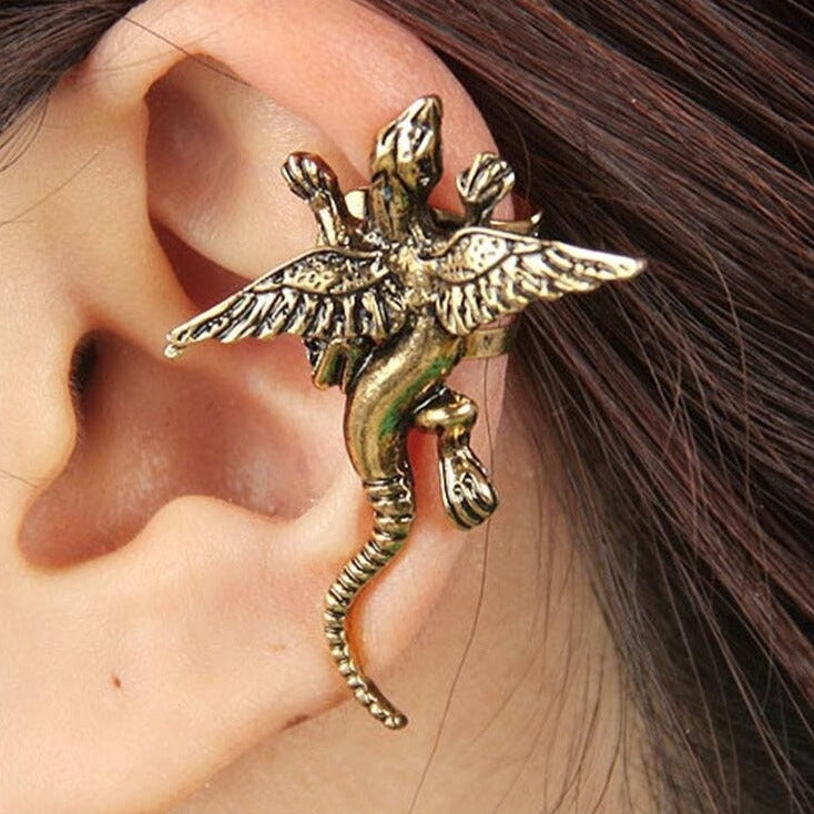 Vintage Dragon Ear Cuff