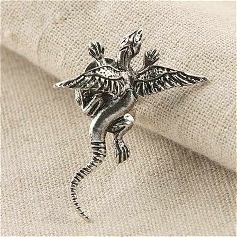 Vintage Silver Dragon Ear Cuff