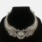 Vintage Gothic Double Dragon Necklace