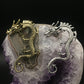 Gothic Punk Dragon Ear Cuff | Vintage Gold & Silver Clip-On Earring for Left Ear | No Piercing Required